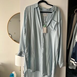 Rails Light Blue Mini Dress